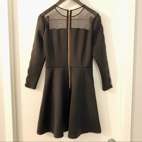 Ted Baker Kikoh Mesh Skater dress Size 8 - Picture 5 of 7